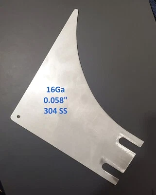 Прибытие нож узкий Kerf Ryobi BT3000 (может подойти другим) 304 из нержавеющей стали 16Ga - Изображение 1 из 4