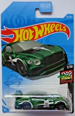2021 Hot Wheels HW RACE DAY 7/10 2018 Bentley Continental GT3 133/250 - Imagem 1 de 2