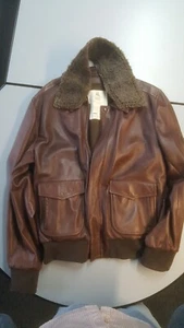 Areonautica Militare Giubbotto Frecce Tricolore tg. 56 Made in Italy VERA PELLE - Foto 1 di 14