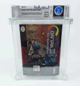 Super Nintendo *Contra III: The Alien Wars* SNES Sealed WATA 9.2 A+ no VGA - Bild 1 von 11