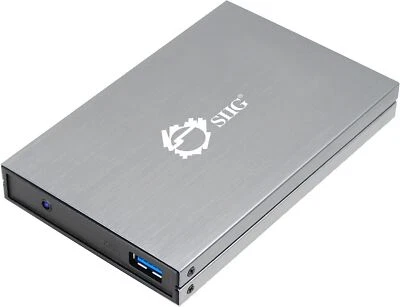 SIIG JU-SA0912-S1 SuperSpeed USB 3.0 Enclosure for 2.5" SATA 3Gb/s HDD Hard Disk - Image 1 of 4