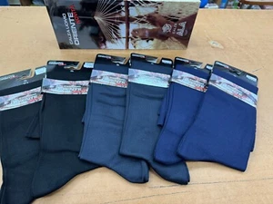Flügel Set 6 Paar lange Mikrofaser Tactel Socken. Sehr elegant - Bild 1 von 1