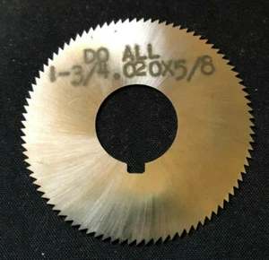 DoALL 1-3/4 x 0.020 x 5/8 90T Slitting Slotting Saw - Picture 1 of 3