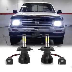 For TOYOTA T100 1993-1998 - 6000K 2PC 9003 LED Headlight High/Low Beam Bulbs Kit - Picture 1 of 8