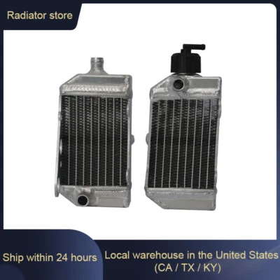 Radiador de resfriamento de alumínio ajuste KTM 50 SX / SXS 2012-2019 2013 2014 2015 2016 2017 - Imagem 1 de 4