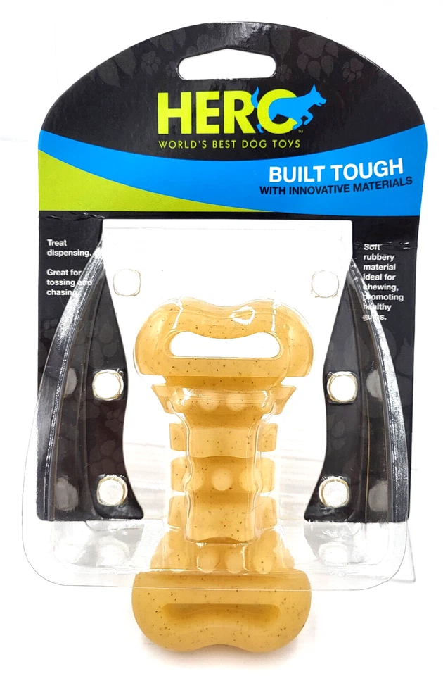 Juguete para masticar Caitec Hero Treat n Play pequeño dental relleno duradero para perros Foto 1 de 4