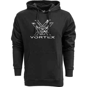 Vortex Optics Men's Hoodie Vortex Logo Graphic 80% Cotton 20% Polyester - Black - Picture 1 of 2