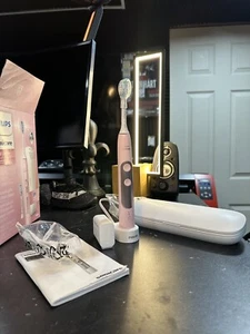 Philips Sonicare 7500 ExpertClean Pink Electric Toothbrush HX9690/07 Open Box - Picture 1 of 7