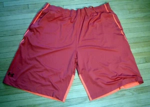 Under Armour Men's UA Raid 2.0 Shorts Red/Orange Size 3XL Comfort Stretch NWOT - Picture 1 of 4