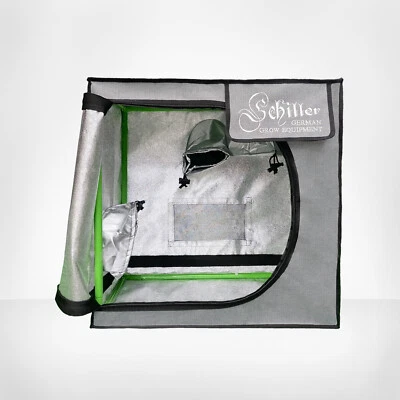 Growbox 60 x 40 x 60 cm - Growzelt Pflanzenzelt Anbauzelt Indoor Grow Tent 600D - Bild 1 von 4