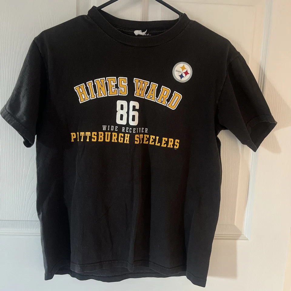 Camiseta De Colección Reebok Hines Ward 86 Pittsburgh Steelers Juvenil XL Extra Grande 18/20 Foto 1 de 3