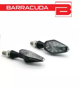 BARRACUDA COPPIA FRECCE LED MODELLO MINI VIPER UNIVERSALI MOTO OMOLOGATE - Picture 1 of 4