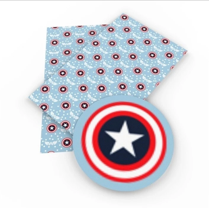 HOJA DE CUERO SINTÉTICO 8" X 12" 1063287 Película de Superhéroes TEXTURA SUAVE Foto 1 de 1