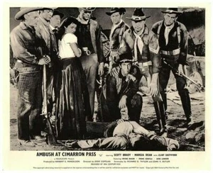 Ambush at Cimarron Pass Original Lobby Card Clint Eastwood Scott Brady western - Picture 1 of 1