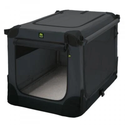 Maelson Soft Kennel faltbare Hundebox Hundehütte Autobox Ruheplatz -anthrazit- - Bild 1 von 4