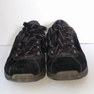 Clarks in Motion Black Suede Running Shoes 67600 Women Size US 6M - Picture 1 of 12