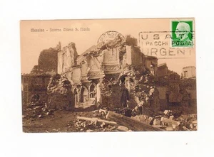 MESSINA FP INTERNO CHIESA SAN NICOLA DOPO IL TERREMOTO VIAGGIATA - Foto 1 di 2