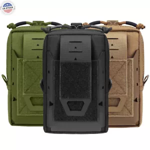 Military Tactical Molle Pouch Waist Belt Phone Pocket Hiking Utility Pack Bag - Picture 1 of 20