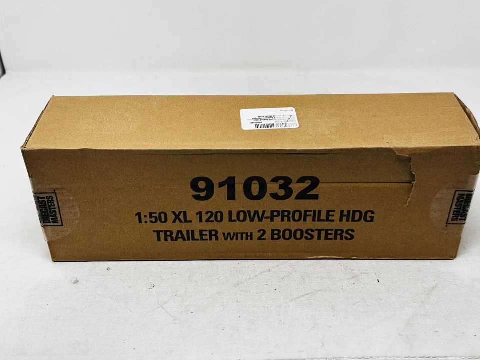 1/50 XL 120 Low Profile HDG Lowboy Trailer With 2 Boosters Diecast Masters 91032