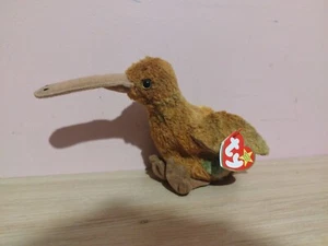 Ty Beanie Baby - BEAK the Kiwi Bird 5.5" NEW MWMTs Plush Stuffed Animal Toy - Imagen 1 de 4