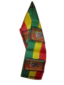 Sciarpa stile maglia stampata bandiera leggera erba rasta marjiana 8"x60" - Foto 1 di 1