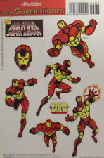 1996 IRON MAN Sticker Sheet High Quality Spanish Vintage Promotional Item