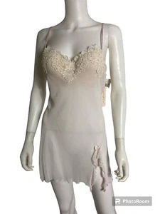 NWT Womens Pajamas Nightgown Size Medium Linea Donatella One Piece Chemise Blush - Picture 1 of 9