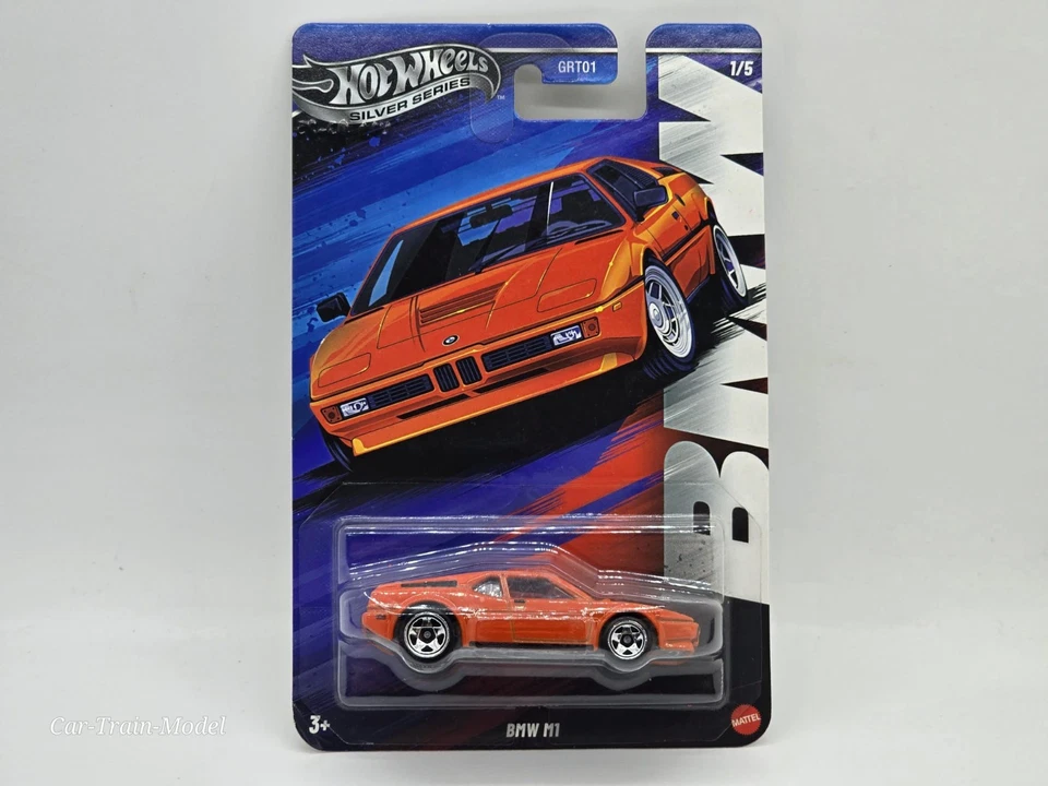 BMW M1 - Silver Series BMW HOT WHEELS 1:64 1/64 - Immagine 1 di 1