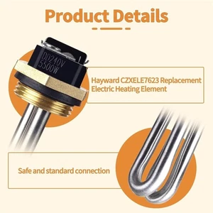 2 x CZXELE7623 Electric Water Heater Elements For Hayward H Series Comfort Zone - Picture 1 of 7