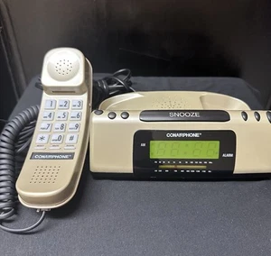 Conair (TCR-200)Home Phone W/Alarm Clock, AM/FM Radio +Cords & Working - Picture 1 of 13