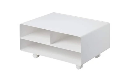 Estante de almacenamiento para impresoras bidireccionales Yamazaki torre blanca 4348 Foto 1 de 4