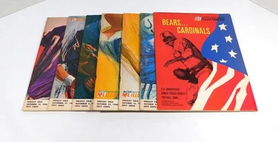 Lot of (7) Different 1966 Chicago Bears NFL Football Programs DA065781 - Image 1 of 4