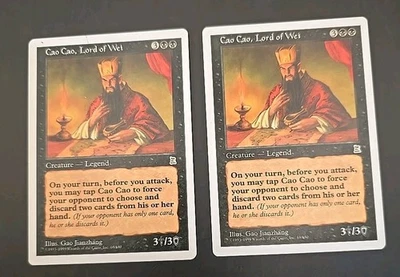 Cao Cao, Lord of Wei Portal Three Kingdoms MTG Regular Lightly Played (2 Cards) - Image 1 of 4