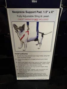 Gingerlead Mini Support Harness for Dogs NEW - Picture 1 of 2