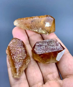 Cristales de topacio de color dorado ricos terminados de Skardu Pakistán - 65 gramos - Imagen 1 de 3