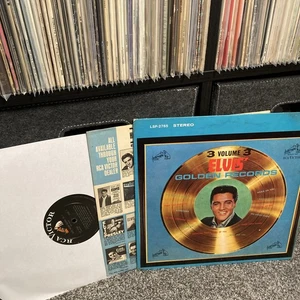 ELVIS GOLDEN RECORDS VOLUME 3 VINYL LSP-2765 Presley ALBUM 1963 RCA LP White Top - Imagen 1 de 12