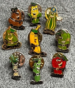 RUC/PSNI/POLICE 9 X FRUIT & VEG CONSTABLES ETC. PIN BADGES.    WILL NOT SEPARATE - Picture 1 of 12
