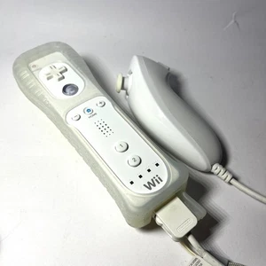 Nintendo Wii Remote Motion Plus + Nunchuck | Originale | Ottime Condizioni - Foto 1 di 5