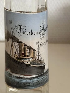 Kronprinz Wilhelm Passagier Dampfschiff Bremerhafen Vase - Bild 1 von 2
