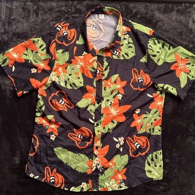 Baltimore Orioles O’s 2021 Hawaiian Shirt SGA Size Adult XL BRAND NEW! - Image 1 of 4