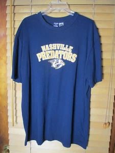 Nashville Predators NHL Bottom Drawers Nachtwäsche Herren XL Navy Blau Shirt Logo - Bild 1 von 4