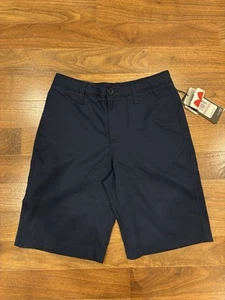 NWT Under Armour Navy Blue Match Play Short Golf Short Boy's size 12 - Picture 1 of 10