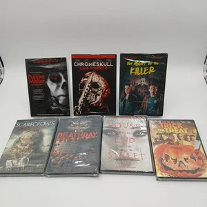 Lot Of 7 Slasher Horror Dvd Movies - Puppet Master, Chromeskull, Deathday... - Picture 1 of 2
