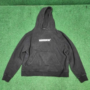 Hidden Characters Hoodie Black Sz Large L - Picture 1 of 3