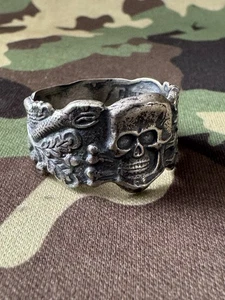 German officer's ring. Wehrmacht 1939–1945, World War II, WWII - Picture 1 of 6