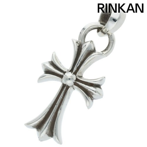 CHROME HEARTS Collana uomo cuori cromati CH CRS SML W BALE piccola croce cauzione argento usata