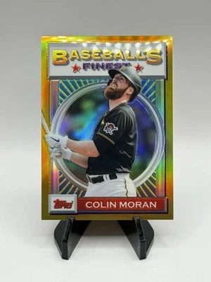 2020 Topps Finest Flashback Gold Parallel /50 Refractor Colin Moran SP Pirates - Image 1 of 2