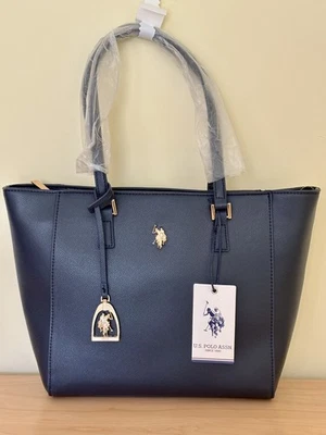 US POLO ASSN. U.S Polo Assn Navy Tote Bag Jones Bestseller BNWT