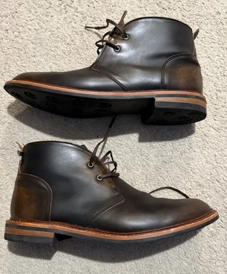 Allen Edmonds Chandler Chukka 13D 男式 - 古董山核桃皮革  — 第 1/4 张图片