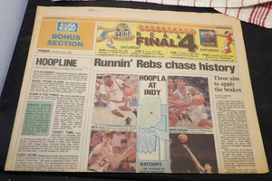 March, 1991 USA TODAY Final 4 Bonus Section-Larry Johnson of UNLV - Picture 1 of 2